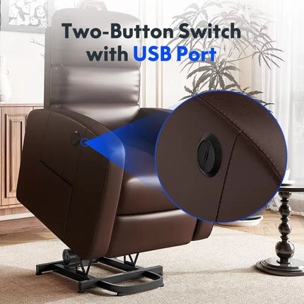 Elektromos Masszázs és Fűtéses Pihenőfotel XL3, Több szögben állítható, mély relaxáció, stabil tartás