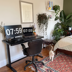 Comhar All-in-One elektromos állítható íróasztal fiókkal EW8, 120x60cm USB-töltővel és memória panellel