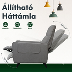 Állítható háttámlájú pihenőfotel (XP1)