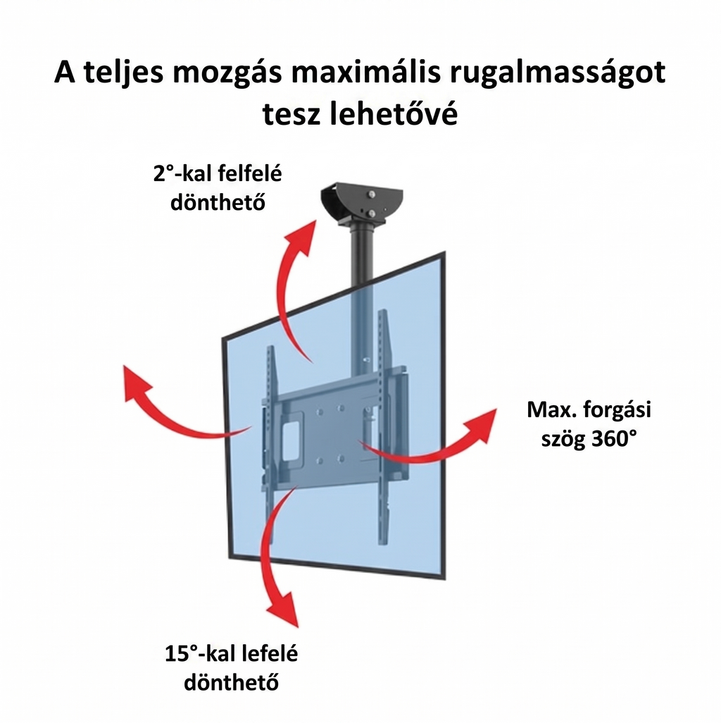 TV mennyezeti konzol 32-65 col | CM2 | 60kg