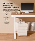 Q3 multifunkciós, stílusos állóasztal fiókokkal
