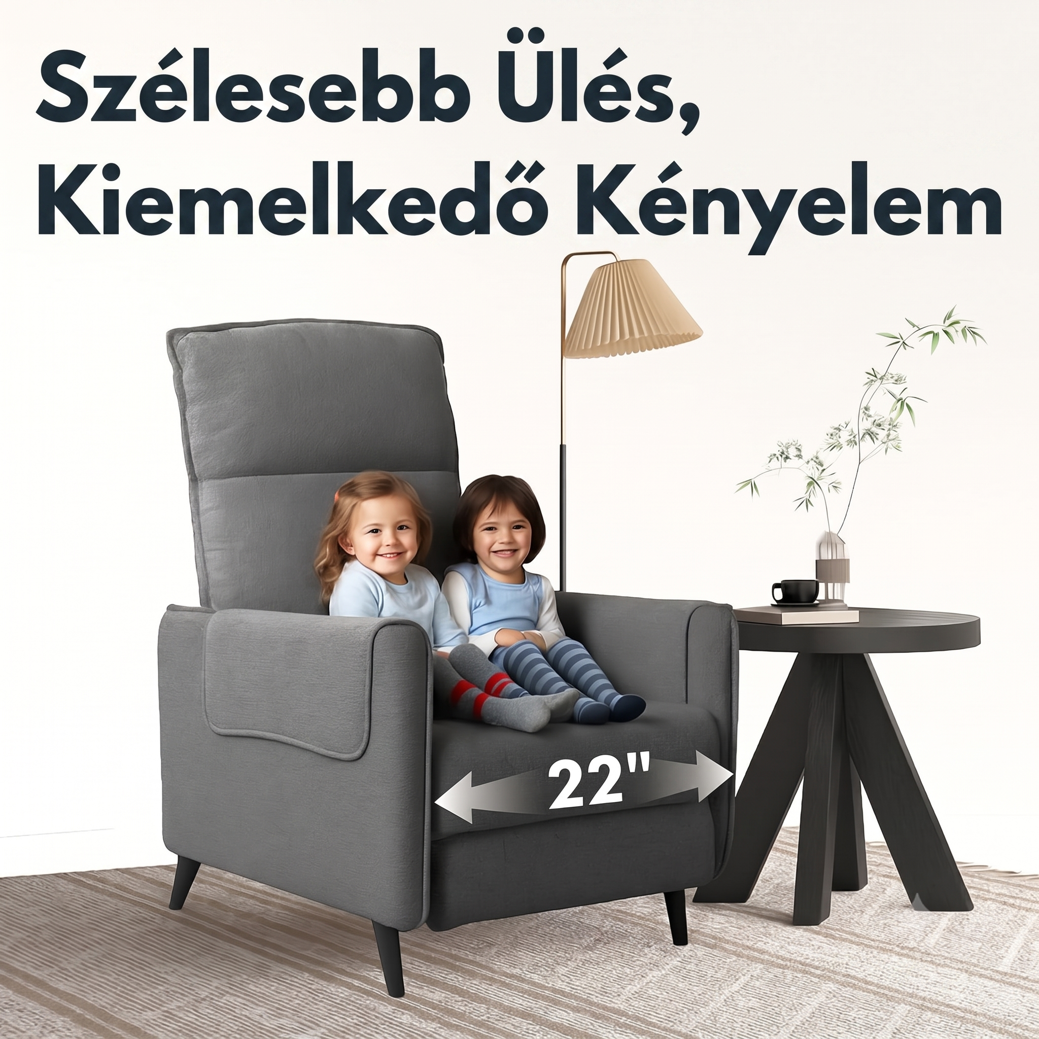 Állítható háttámlájú pihenőfotel (XP1)