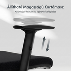 Ergonomikus irodai szék, OC3, 2D kartámasz, Hálós