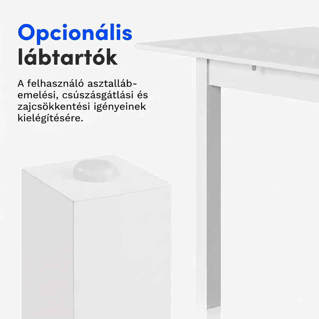 Bővíthető étkezőasztal DT1, 110–150 × 70 cm, I-gerendás szerkezettel és lamellás kialakítással