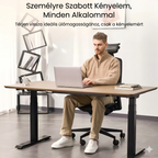 Prémium Elektromos Íróasztal Láb E7H , 68-133cm Állítható, Kétmotoros, 125 kg Teherbírás, LED érintőképernyő, 4 memóriahely, USB töltőport