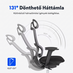 Ergonomikus irodai szék BS2, S-Alakú Kialakítás & Dupla Háttámla