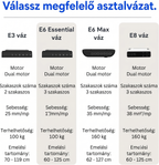 FLEXISPOT E6 - Kétmotoros Állóasztal Láb, 100 kg Teherbírás, 3 fokozatban Magasság Állítható Elektromos Íróasztal láb