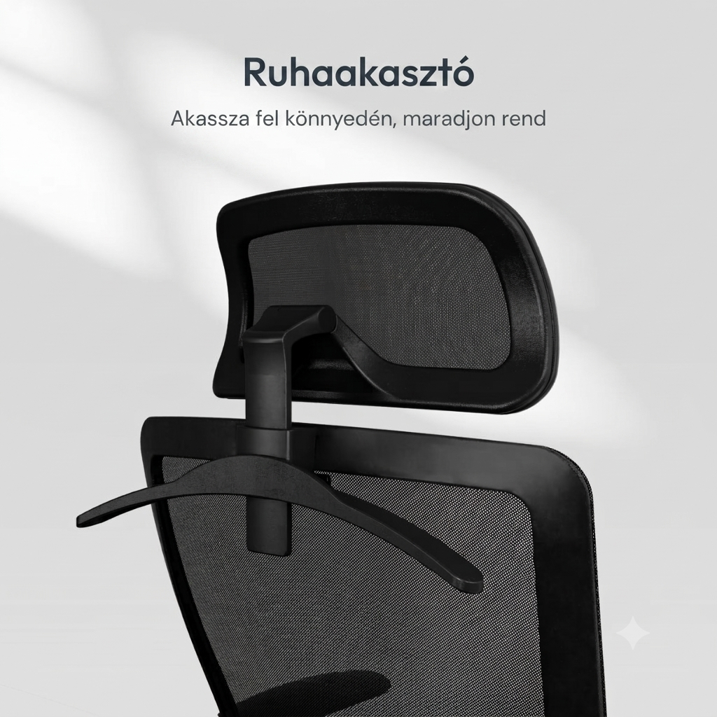 Ergonomikus irodai szék, OC3, 2D kartámasz, Hálós