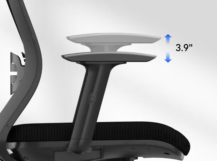 Ergonomikus irodai szék, OC3, 2D kartámasz, Hálós