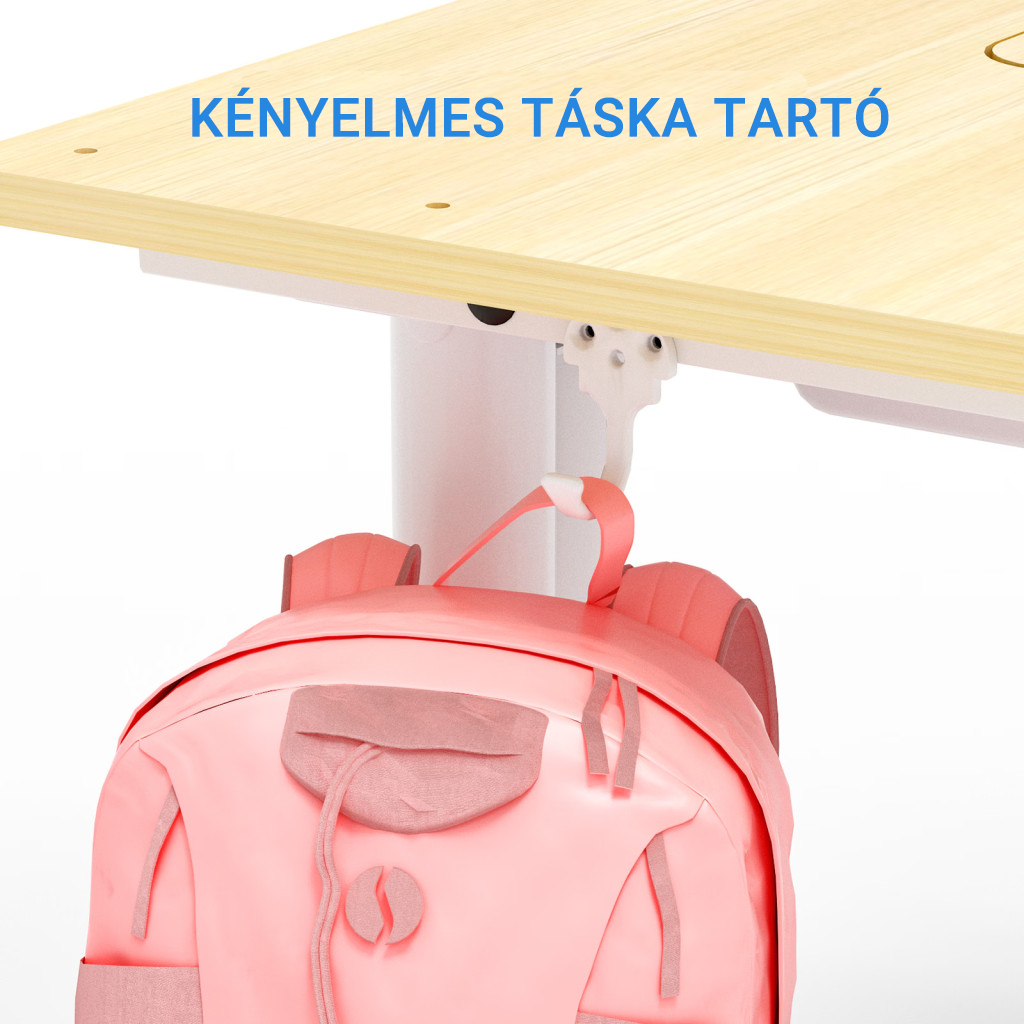 Elektromos állítható tanulóasztal SD2, 112×60 cm