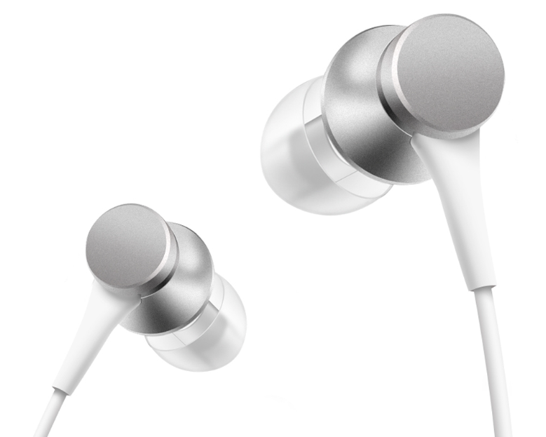 Xiaomi Mi In-Ear Headphones Basic, Vezetékes Hallójárati Hívás/zene Ezüst, Fehér