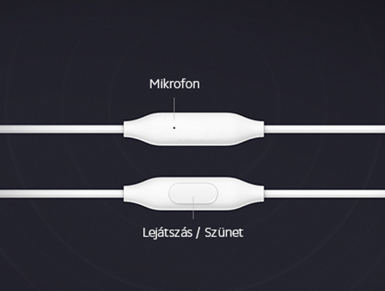 Xiaomi Mi In-Ear Headphones Basic, Vezetékes Hallójárati Hívás/zene Ezüst, Fehér