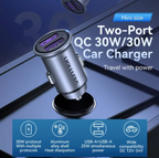 Vention FFEH0 autós töltő USB-A, QC3, 30W