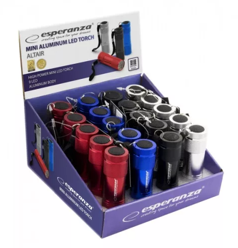 Esperanza EOT004 Elemes LED Zseblámpa 80 Lumen - véletlenszeru szín