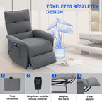Elektromos relaxfotel X1 – állítható háttámlával
