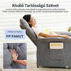 Elektromos relaxfotel X1 – állítható háttámlával