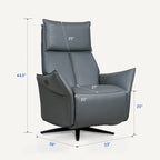 Dual Motor Swivel Recliner X7 – Independent Backrest & Footrest Control
