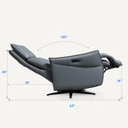 Dual Motor Swivel Recliner X7 – Independent Backrest & Footrest Control