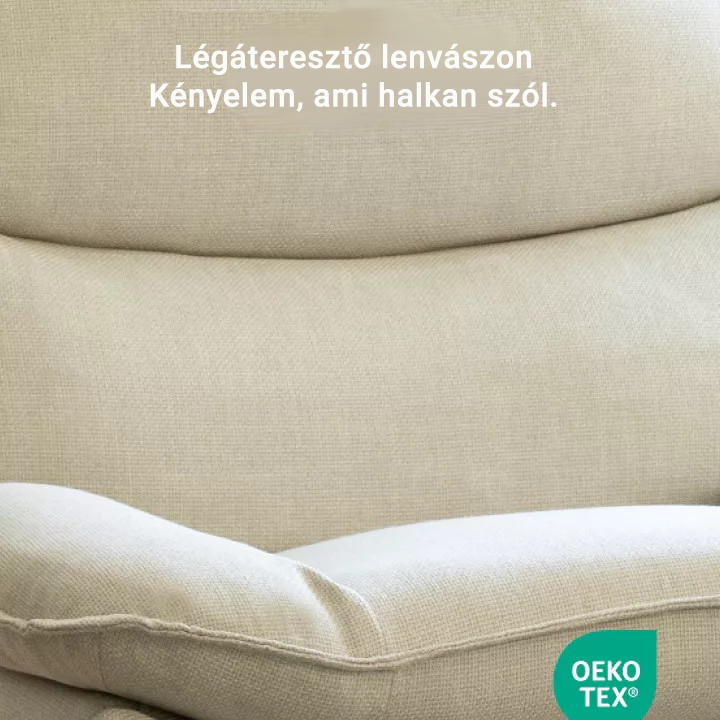 Lotus forgatható és hintáztatható kézi relax-fotel XC6