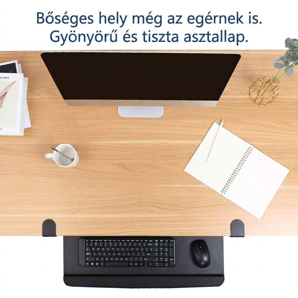 Kicsúsztatható billentyűzettálca KT2B