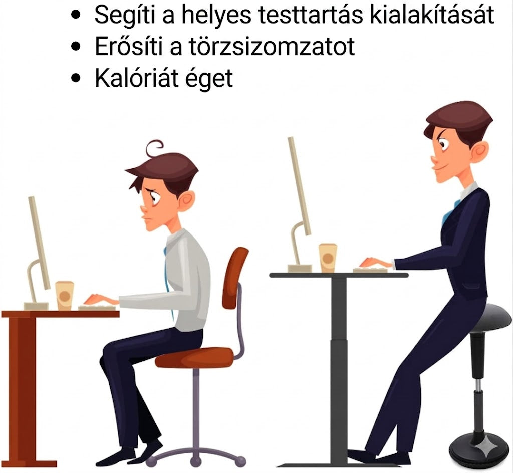 Állítható magasságú egyensúlyozó szék BH4