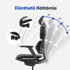 Professzionális gamer szék GC5, Mechanikus kialakítás, prémium e-sport DNS, 4D karfa, szinkronizált háttámasz