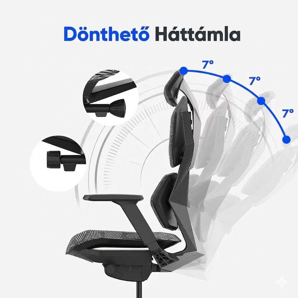 Professzionális gamer szék GC5 mechanikus kialakítás