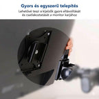 Állítható monitortartó D1DP, 17 - 36 hüvelykes kijelzőkhöz