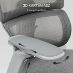 Többfunkciós irodai szék BS8 Pro, 3D forgatható kartámasszal